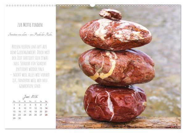 Produktbild: Was uns tr&auml;gt, wenn alles wankt. &Uuml;ber das Wachsen an Krisen (hochwertiger Premium Wandkalender 2026 DIN A2 quer), Kunstdruck in Hochglanz
