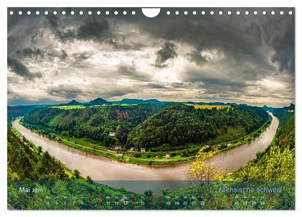 Produktbild: der elbestrom landschaft (Wandkalender 2026 DIN A4 quer), CALVENDO Monatskalender
