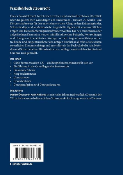 Produktbild: Praxislehrbuch Steuerrecht