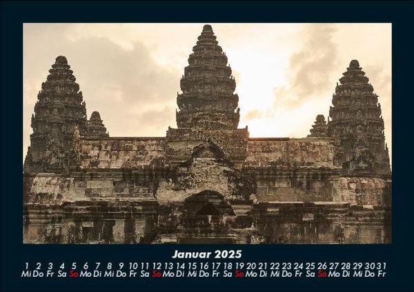Produktbild: Tempel unserer Erde 2025 Fotokalender DIN A5