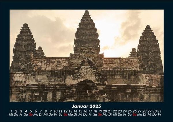 Produktbild: Tempel unserer Erde 2025 Fotokalender DIN A5