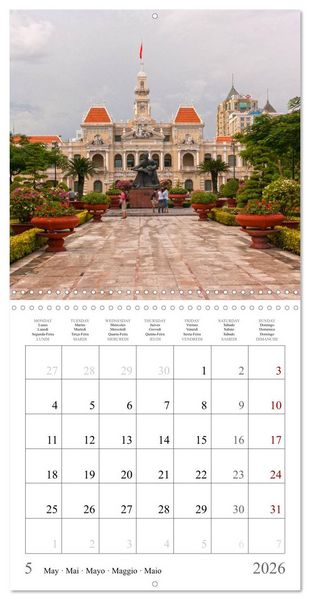 Produktbild: Colours of Vietnam (Wall Calendar 2026 12 &times; 12 Inch) CALVENDO 12 Month Wall Calendar