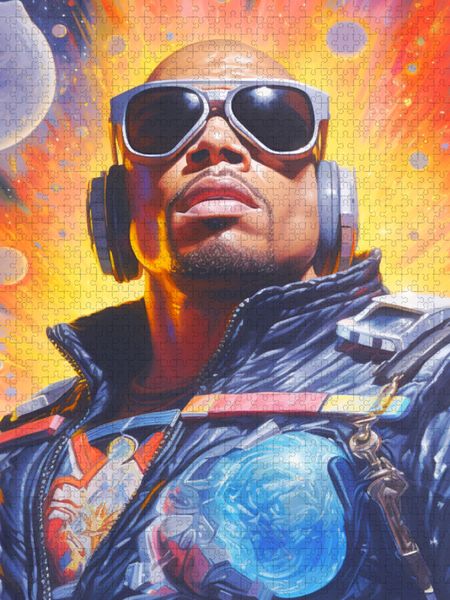 Produktbild: CALVENDO Puzzle Starker Space-Marine | 2000 Teile Lege-Gr&ouml;&szlig;e 90x67cm Foto-Puzzle f&uuml;r gl&uuml;ckliche Stunden