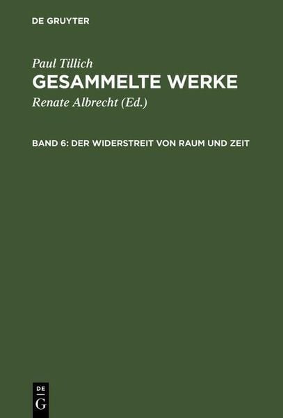 Produktbild: Der Widerstreit von Raum und Zeit