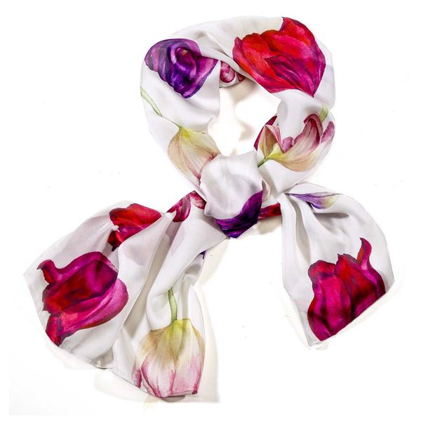 Produktbild: Chiffonschal &raquo;Tulpen&laquo;