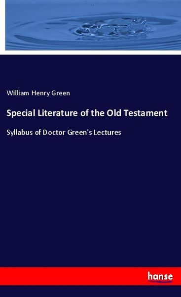 Produktbild: Special Literature of the Old Testament