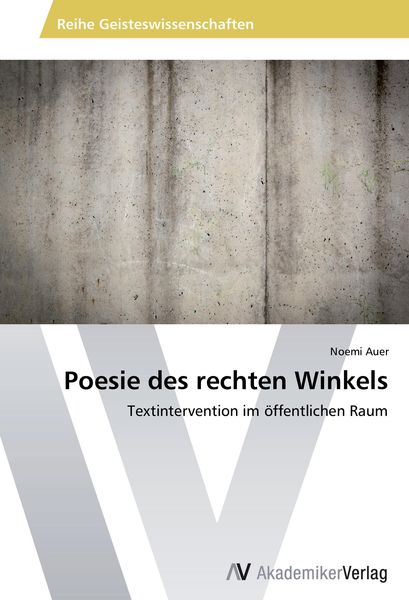 Produktbild: Poesie des rechten Winkels