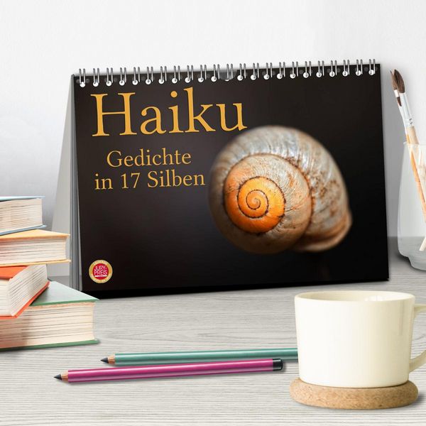 Produktbild: Haiku - Gedichte in 17 Silben (Tischkalender 2026 DIN A5 quer), CALVENDO Monatskalender