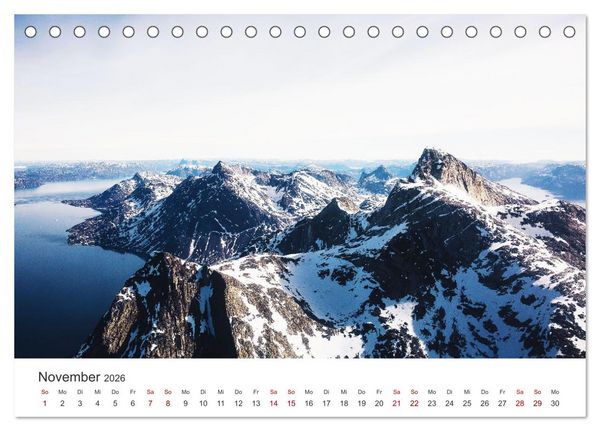 Produktbild: Zwischen den Eisbergen in Gr&ouml;nland (Tischkalender 2026 DIN A5 quer), CALVENDO Monatskalender