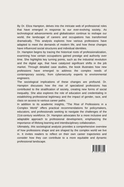 Produktbild: The Rise of Professions in a Complex World: A Sociological Analysis