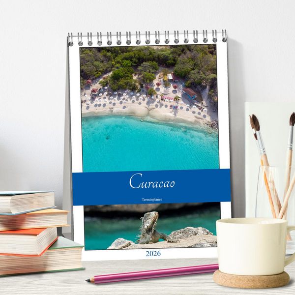 Produktbild: Curacao - Terminplaner (Tischkalender 2026 DIN A5 hoch), CALVENDO Monatskalender
