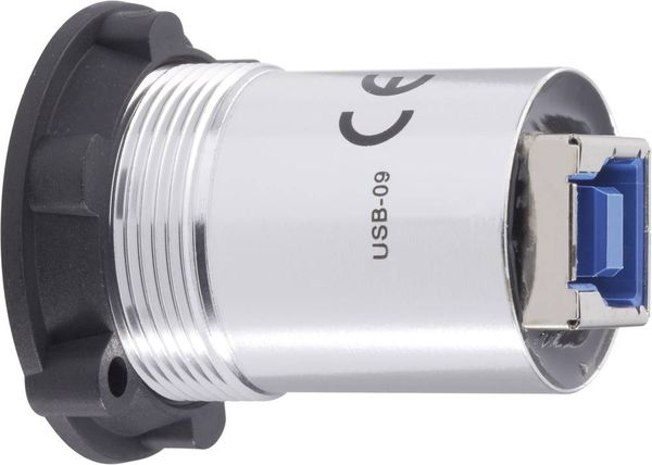 Produktbild: TRU Components USB-09 USB-Einbaubuchse 3.0 Buchse, Einbau Inhalt: 1St.