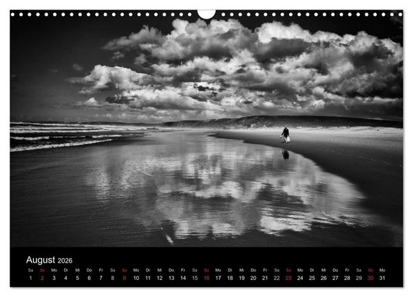 Produktbild: Das Licht in Schwarz und Wei&szlig; (Wandkalender 2026 DIN A3 quer), CALVENDO Monatskalender