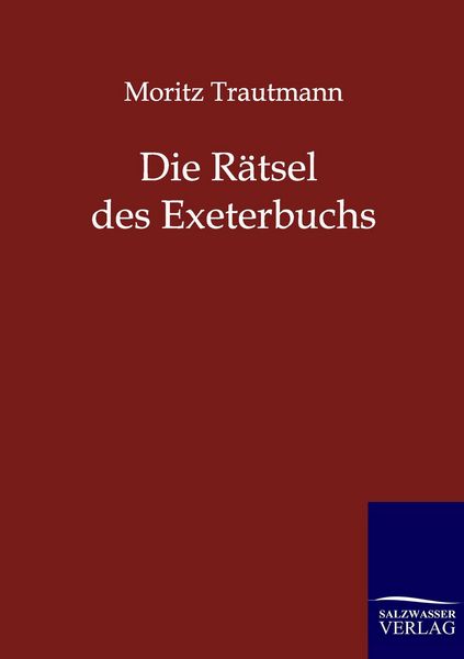 Produktbild: Die R&auml;tsel des Exeterbuchs