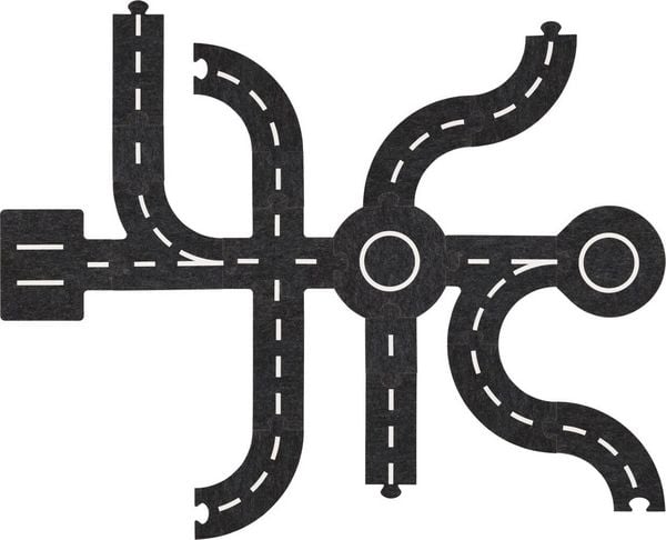 Produktbild: Spielstra&szlig;e mit 2 Fahrzeugen