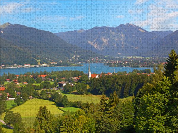 Produktbild: CALVENDO Puzzle Bad Wiessee am Tegernsee 1000 Teile Lege-Gr&ouml;&szlig;e 64 x 48 cm Foto-Puzzle Bild von SusaZoom