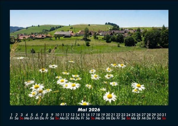 Produktbild: Blumenkalender 2026 Fotokalender DIN A5