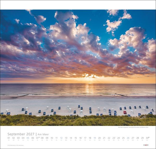 Produktbild: Am Meer Edition Kalender 2027 - Sand, Wind und Wellen