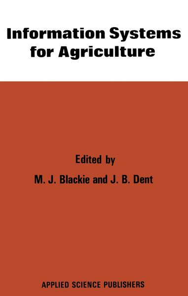 Produktbild: Information Systems for Agriculture