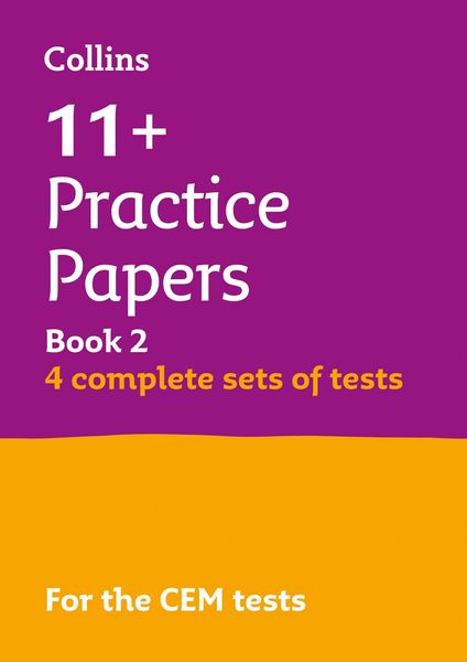Produktbild: Collins 11+ - 11+ Verbal Reasoning, Non-Verbal Reasoning & Maths Practice Papers Book 2 (Bumper Book with 4 Sets of Tests)