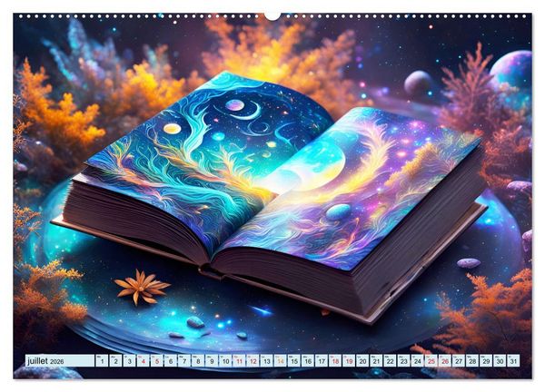 Produktbild: Univers magique (Calendrier mural 2026 DIN A2 vertical), CALVENDO calendrier mensuel