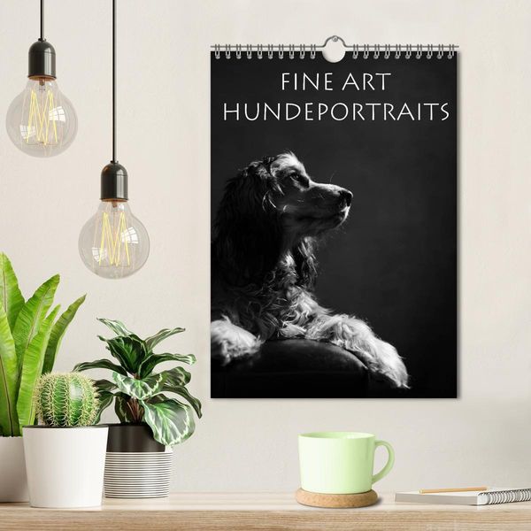 Produktbild: Fine Art Hundeportraits (Wandkalender 2026 DIN A4 hoch), CALVENDO Monatskalender