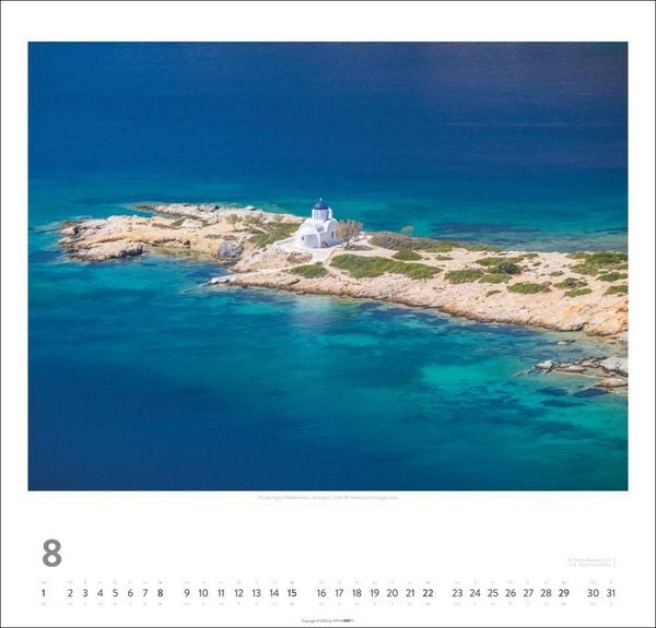 Produktbild: Griechische Inseln Kalender 2027 - Im Land der G&ouml;tter