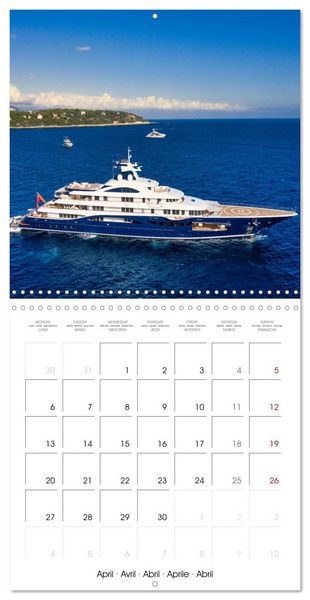 Produktbild: SUPERYACHTS (Wall Calendar 2026 12 &times; 12 Inch) CALVENDO 12 Month Wall Calendar