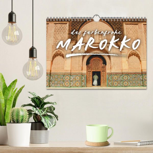 Produktbild: Das farbenfrohe Marokko (Wandkalender 2026 DIN A4 quer), CALVENDO Monatskalender