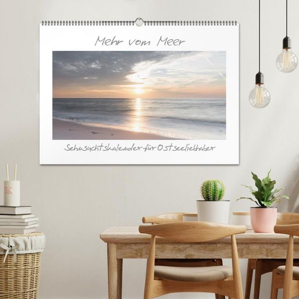 Produktbild: Mehr vom Meer: Sehnsuchtskalender f&uuml;r Ostseeliebhaber (Wandkalender 2027 DIN A2 quer), CALVENDO Monatskalender