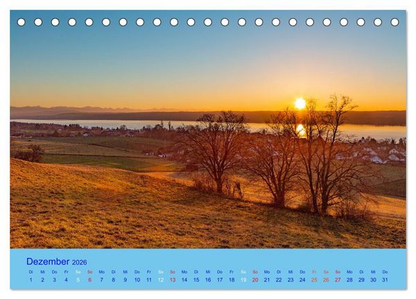Produktbild: Ammersee-Ansichten (Tischkalender 2026 DIN A5 quer), CALVENDO Monatskalender