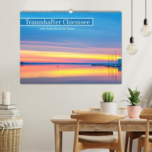 Produktbild: Traumhafter Chiemsee - eine kalendarische Reise (Wandkalender 2026 DIN A2 quer), CALVENDO Monatskalender