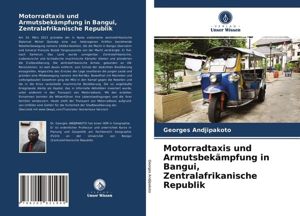 Produktbild: Motorradtaxis und Armutsbek&auml;mpfung in Bangui, Zentralafrikanische Republik