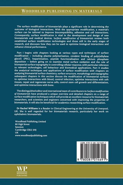 Produktbild: Surface Modification of Biomaterials