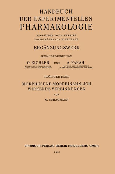 Produktbild: Morphin und Morphin&auml;hnlich Wirkende Verbindungen