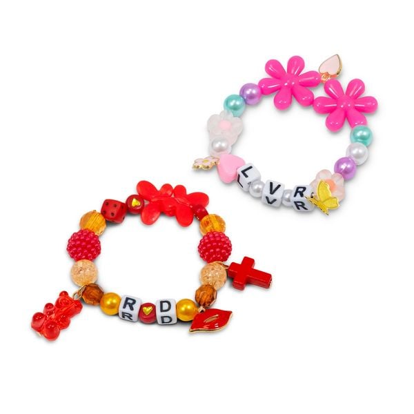 Produktbild: Display Concert Bracelets, DIY-Set, 24 St&uuml;ck/4-fach sortiert, Charms & Anh&auml;nger im Set
