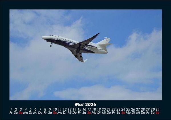 Produktbild: Flugzeuge 2026 Fotokalender DIN A5