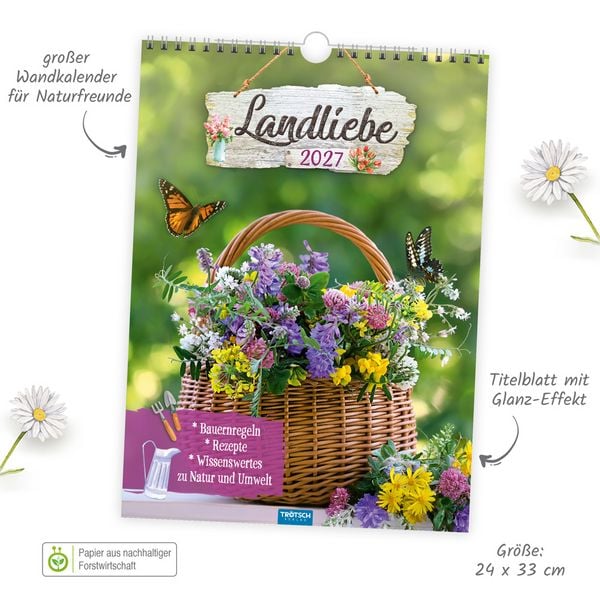 Produktbild: TR&Ouml;TSCH - Classickalender Landliebe 2027