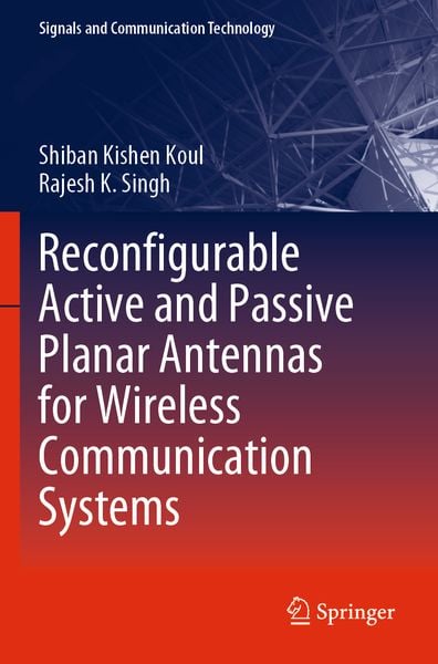 Produktbild: Reconfigurable Active and Passive Planar Antennas for Wireless Communication Systems