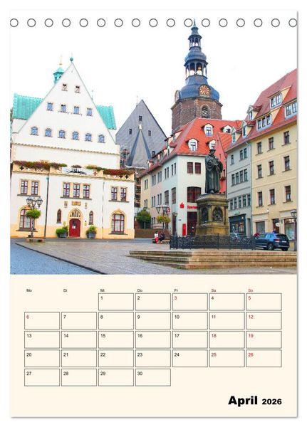 Produktbild: Sch&ouml;nes Sachsen-Anhalt (Tischkalender 2026 DIN A5 hoch), CALVENDO Monatskalender
