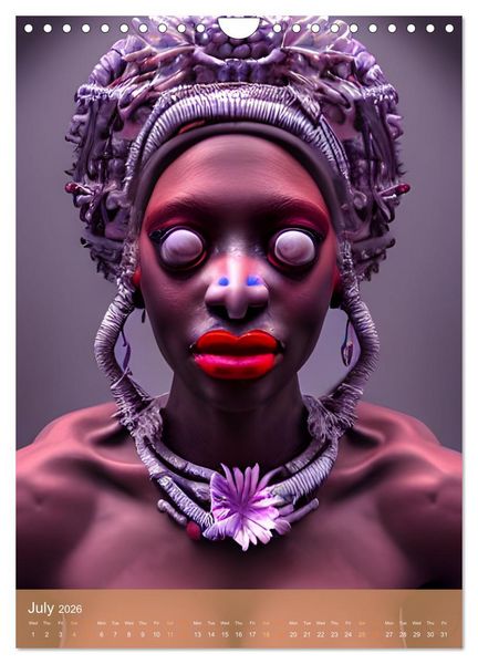 Produktbild: Voodoo Queens (Wall Calendar 2026 DIN A4 portrait), CALVENDO 12 Month Wall Calendar