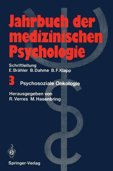 Produktbild: Psychosoziale Onkologie