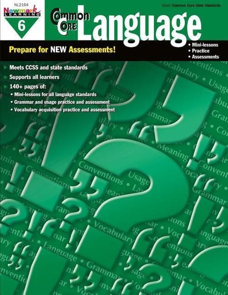 Produktbild: Common Core Practice Language Grade 6