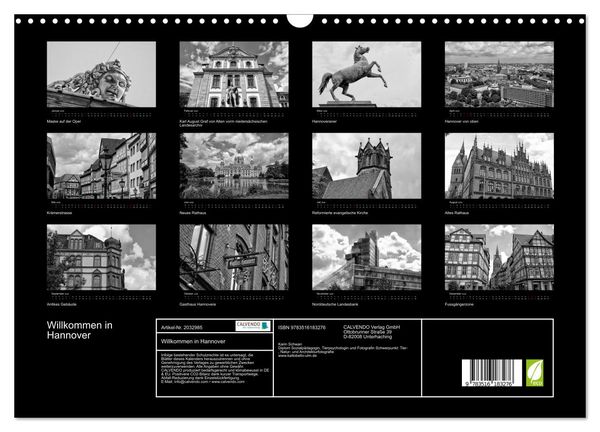 Produktbild: Willkommen in Hannover (Wandkalender 2026 DIN A3 quer), CALVENDO Monatskalender