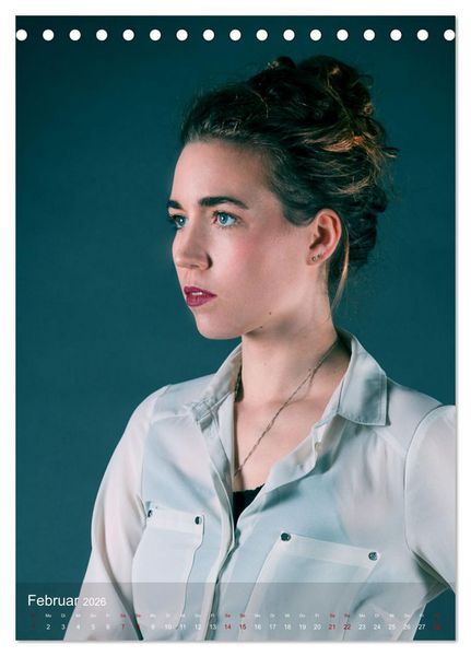 Produktbild: Beauty Faces - Photos by Michael Allmaier (Tischkalender 2026 DIN A5 hoch), CALVENDO Monatskalender