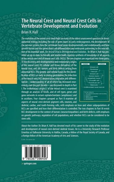 Produktbild: The Neural Crest and Neural Crest Cells in Vertebrate Development and Evolution