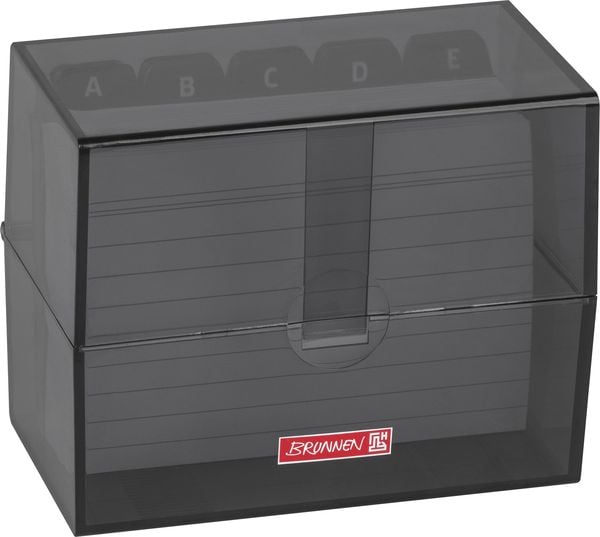 Produktbild: Brunnen Karteibox A7 gef&uuml;llt onyx