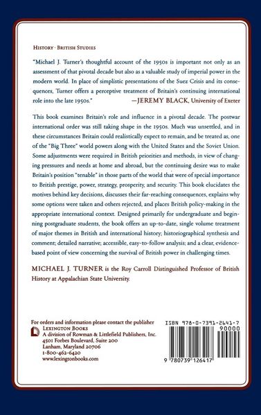 Produktbild: British Power and International Relations during the 1950s
