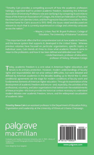 Produktbild: Establishing Academic Freedom