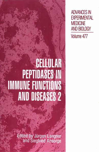 Produktbild: Cellular Peptidases in Immune Functions and Diseases 2